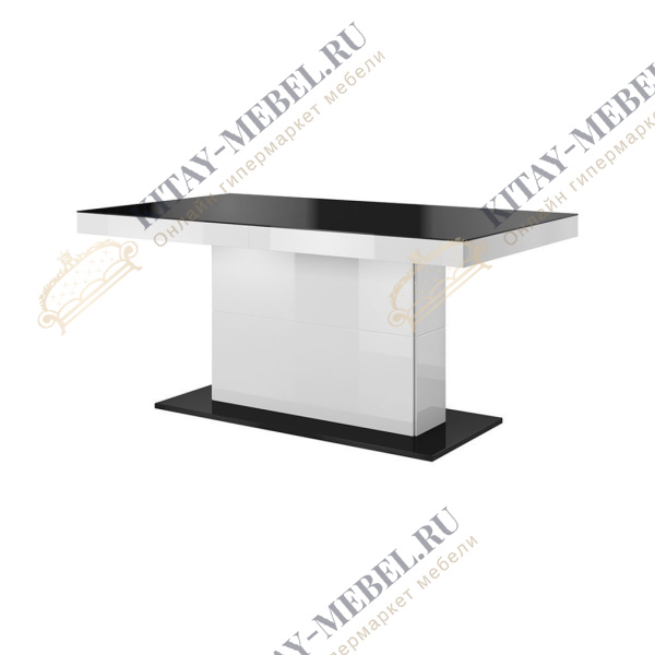 Стол Quartz 2495GP81 Hektor (черно-белый)