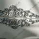Кровать двуспальная Дольче Вита СДВ-03, 180*200, (белый с серебром), (без ортопеда и матраса)