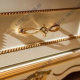 Тумба «Алези 3 Люкс» П350.03л (слоновая кость с золочением)